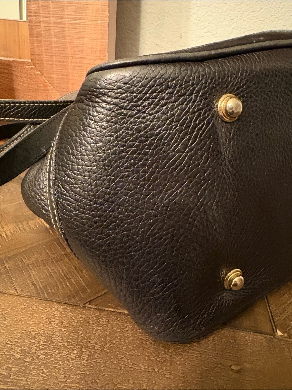 Dooney & Bourke Pebbled Leather Tote Black - Picture 9 of 15